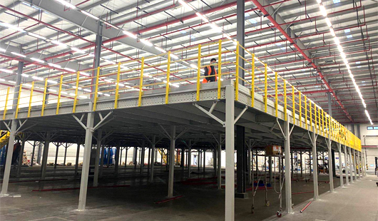 上海企业钢结构阁楼平台项目，简约、实用、大气